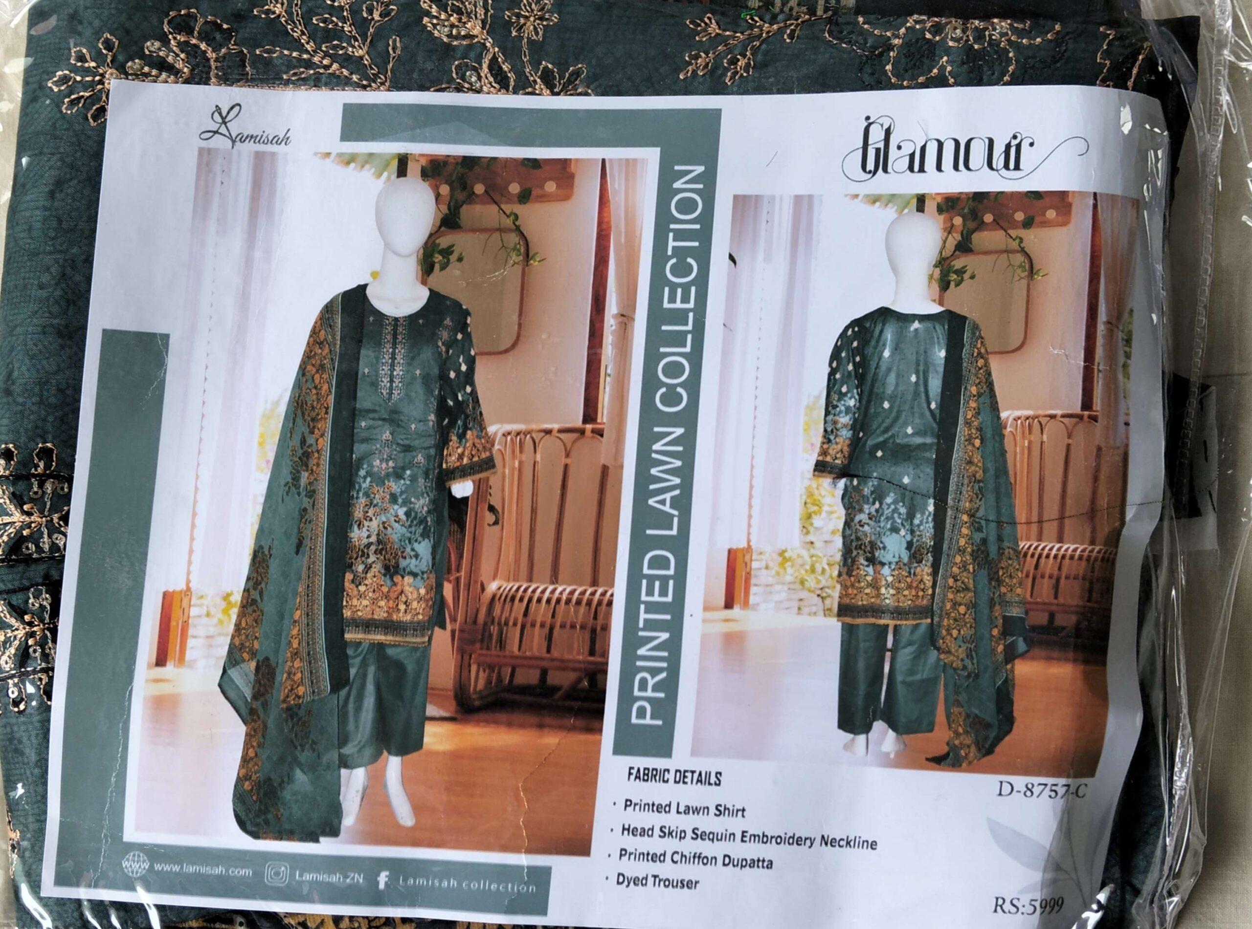 Glamour 3 Piece Lawn Suits
